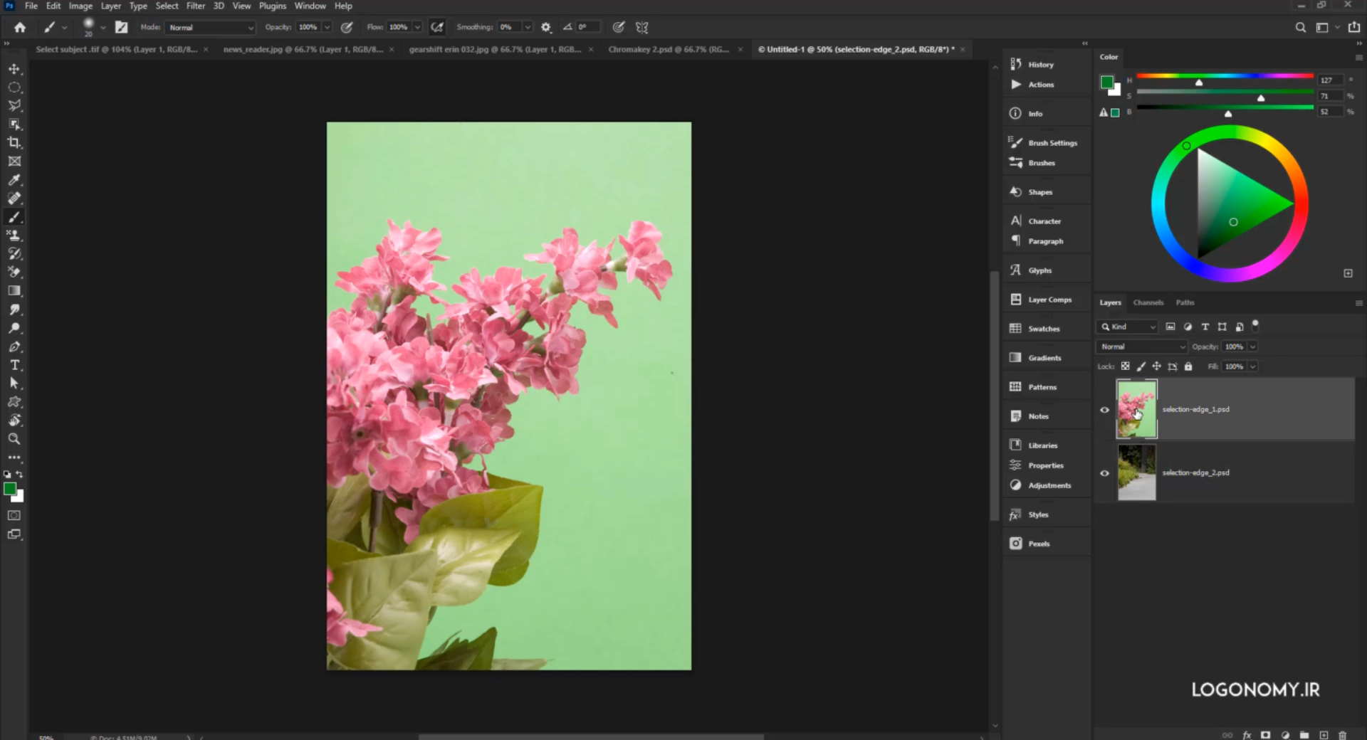 آشنایی با ابزار Color Range برای حذف پس زمینه تصاویر در برنامه فتوشاپ